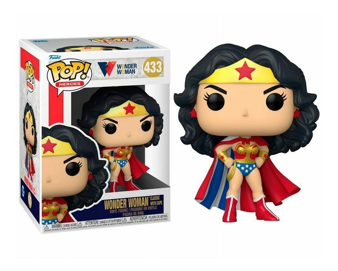 Funko Pop! DC Comics: Wonder Woman Classic with Cape (433) Diamond