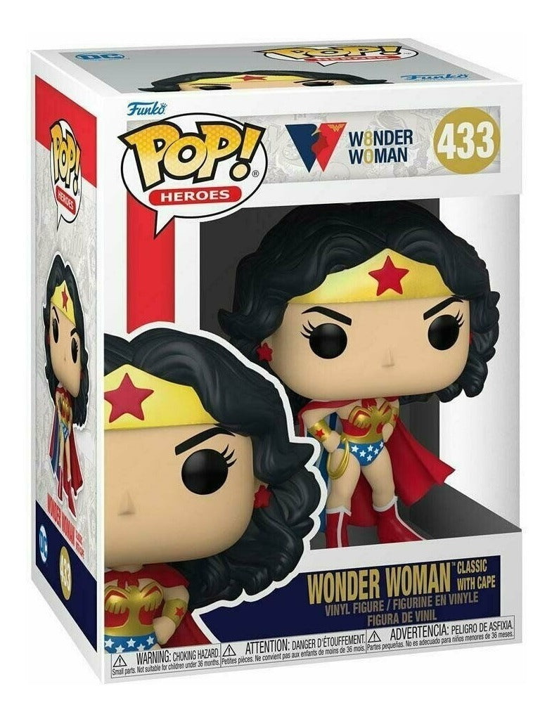 Funko Pop! DC Comics: Wonder Woman Classic with Cape (433) Diamond