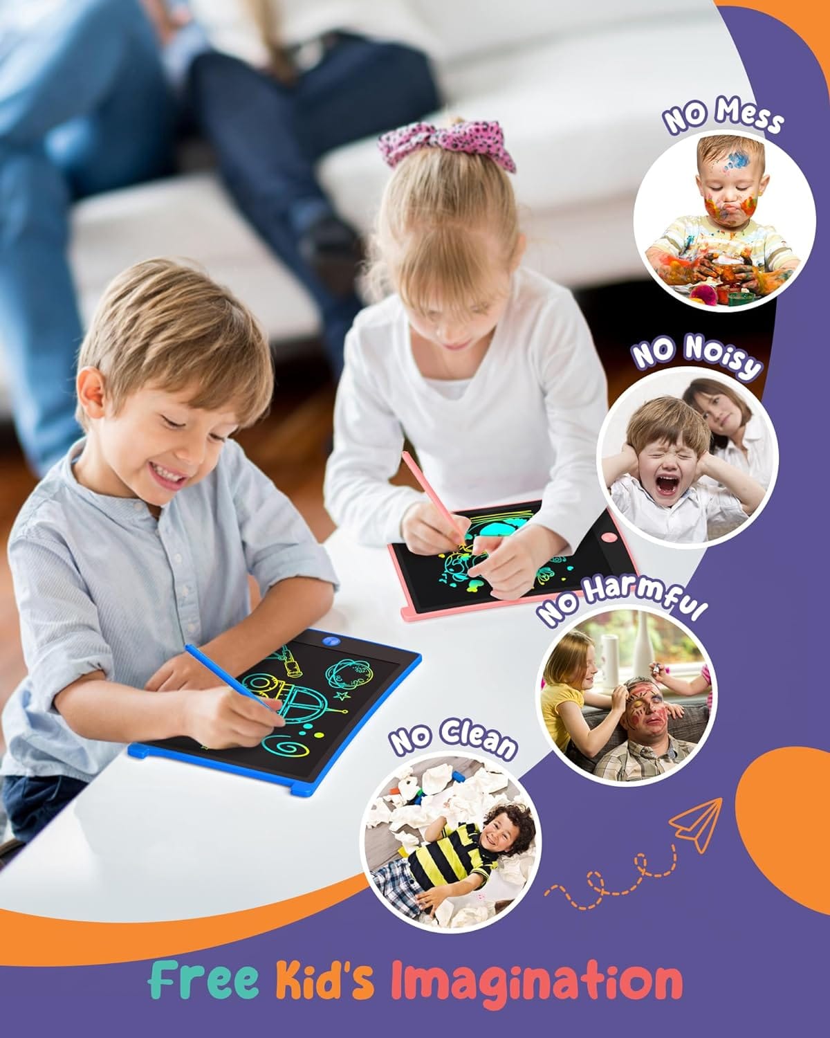 Pizarra Tablet Magica Eléctrica 8.5 LCD Dibujar Escribir Estudiar