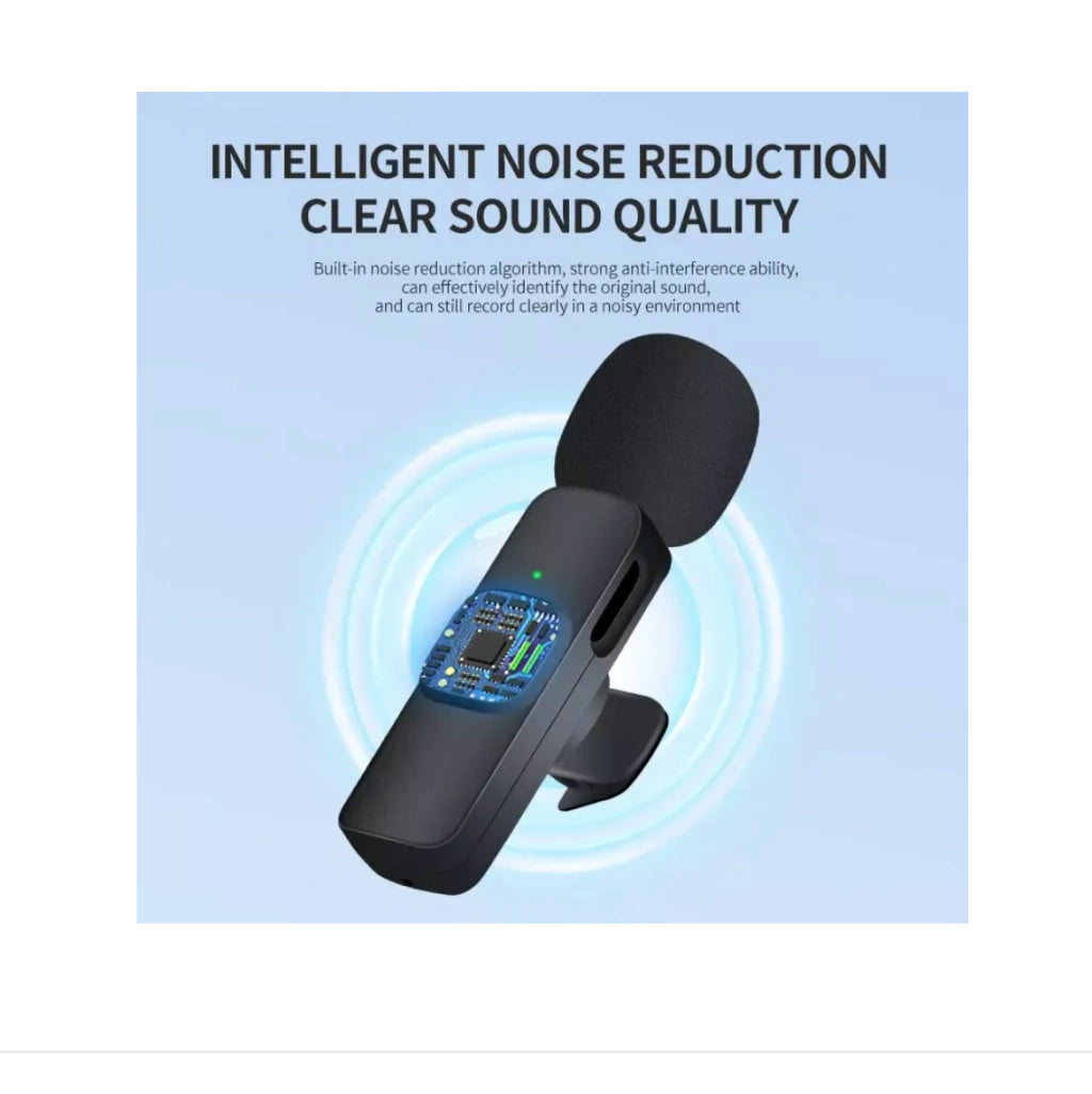 Microfono Corbatero Inalambrico Recargable Para Iphone y Android