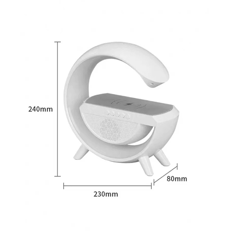 Cargador Inalambrico Iphone Parlante Con Luz Led BT 2301