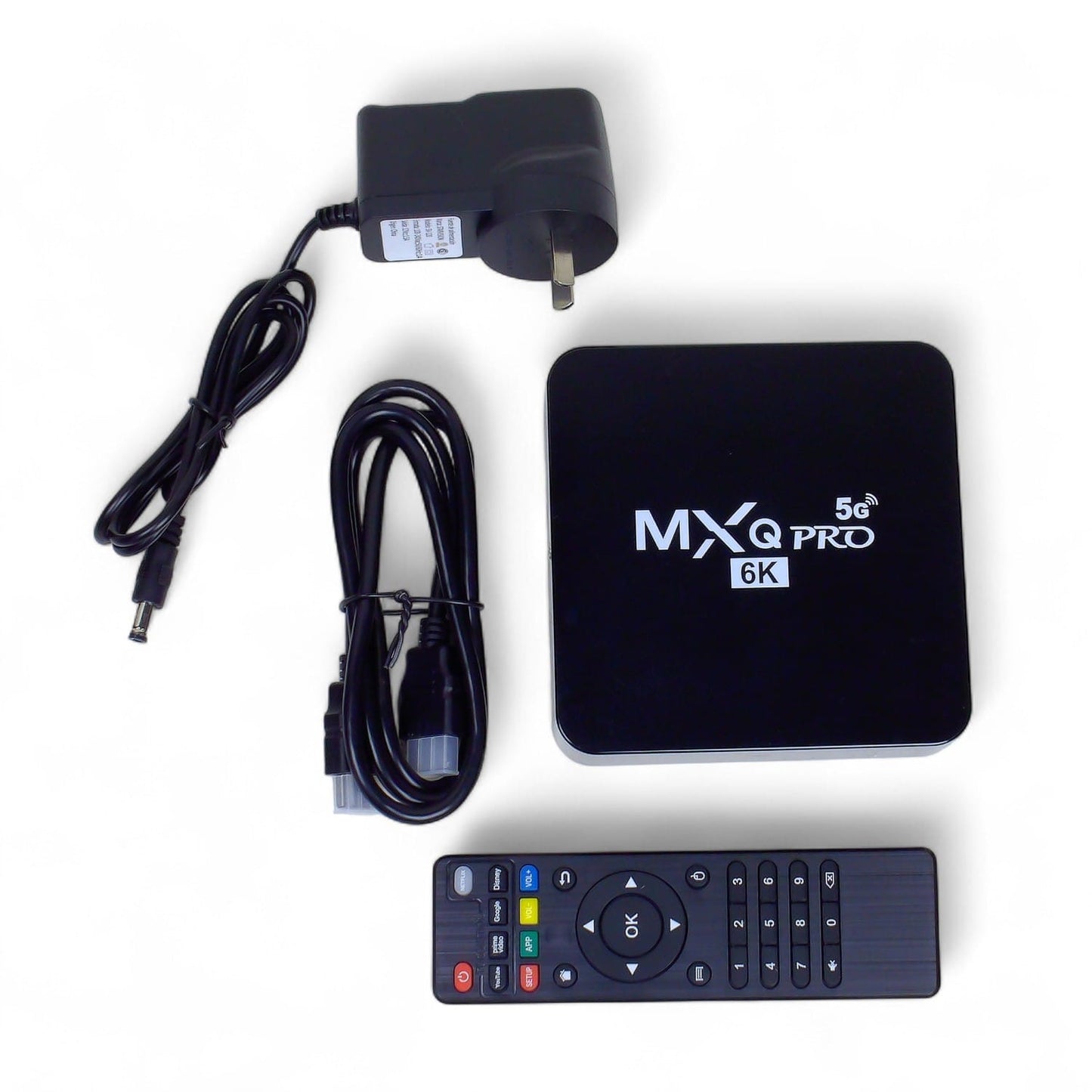 Smart TV Box 6K Android 13 con Netflix, YouTube, Kodi, IPTV y Control Remoto – Reproductor HDMI Ultra HD