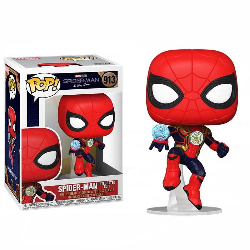 Funko Pop! Movies: Spider-Man: Homecoming - Spider-Man (Integrated Suit) (913)