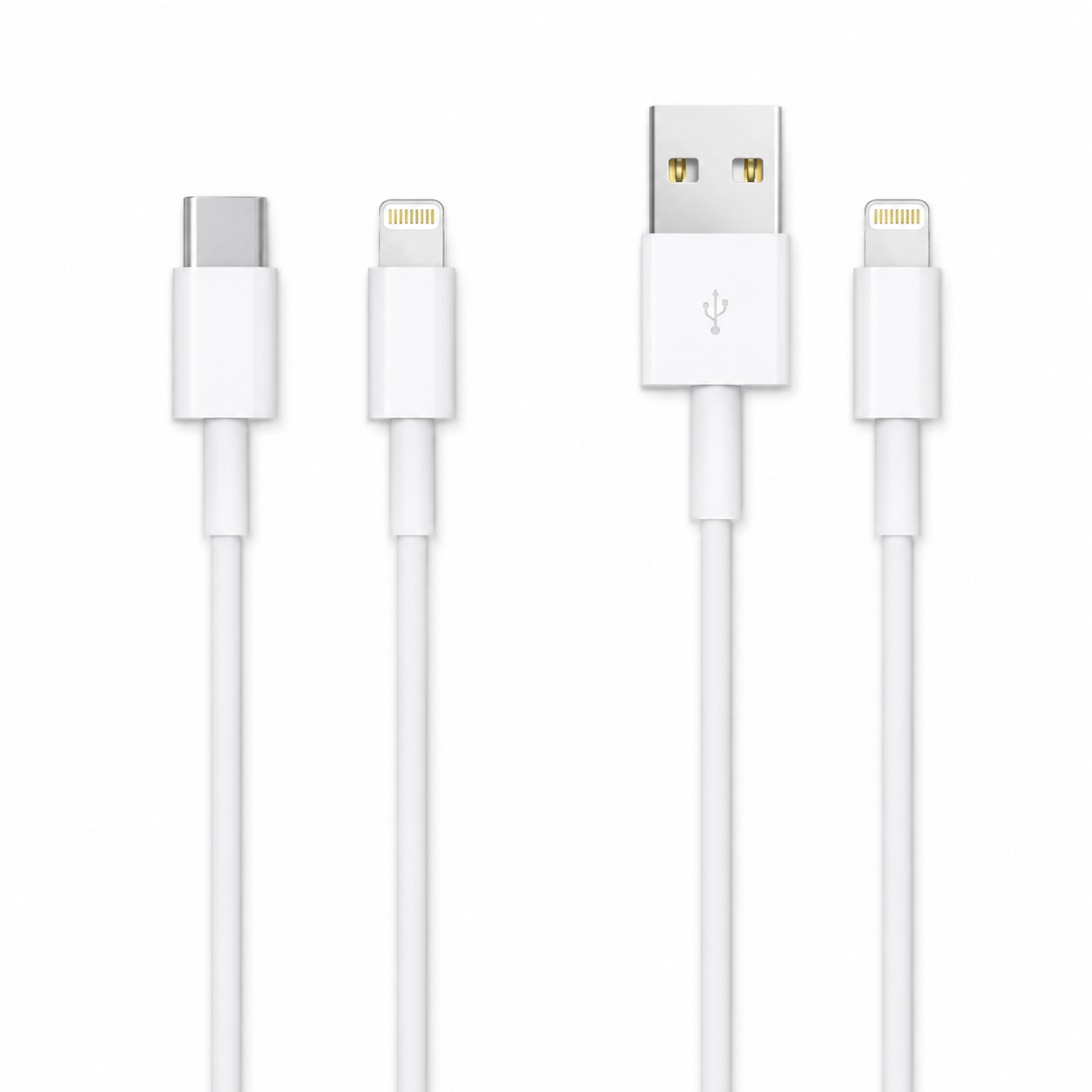Cable Lightning para iPhone | Carga Rápida y Datos 1 Metro | USB-A o USB-C