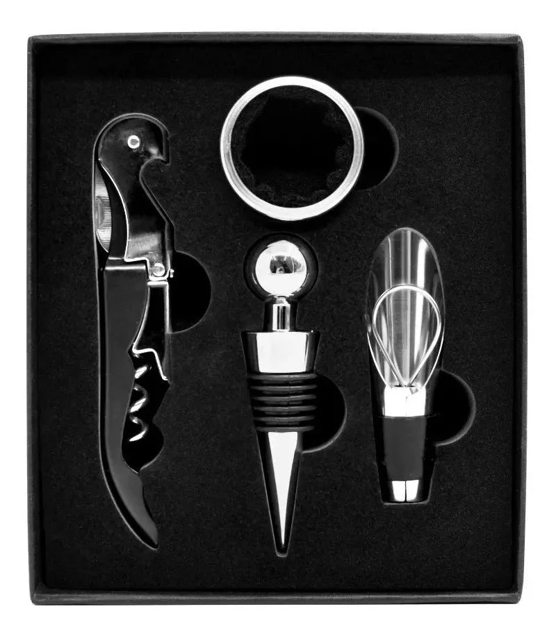 Set Acccesorios Vino X4  643-7