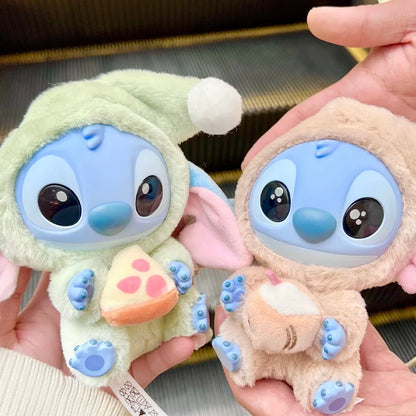 Llavero Peluche Stitch “Eat Something Before Sleep” | Colección Vinilo Disney — Estilo Aleatorio