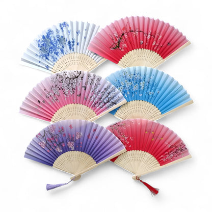 Abanico Madera Largo 21Cm Verano