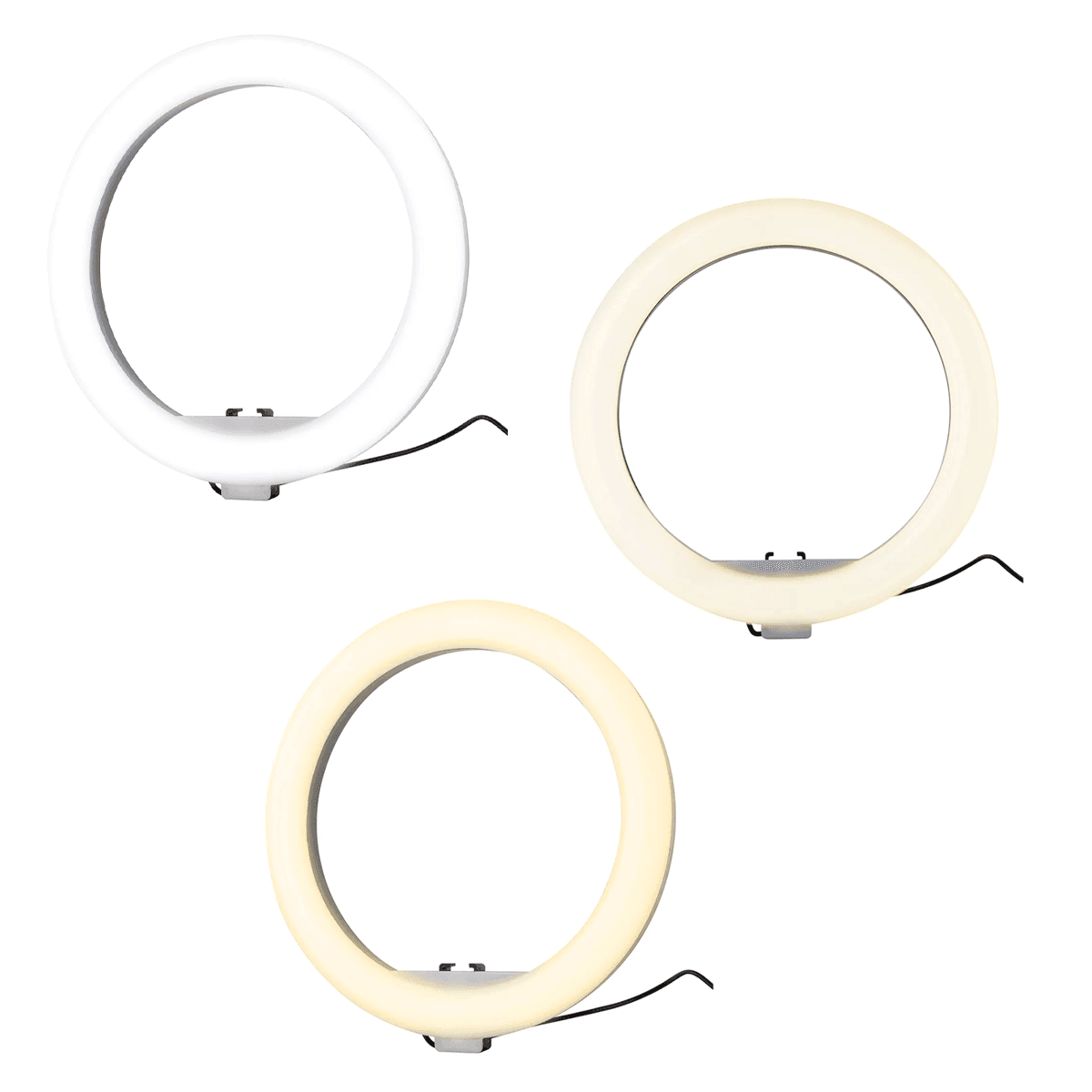 Aro Led 36Cm Usb Blanco Sin Palo Ljj-36