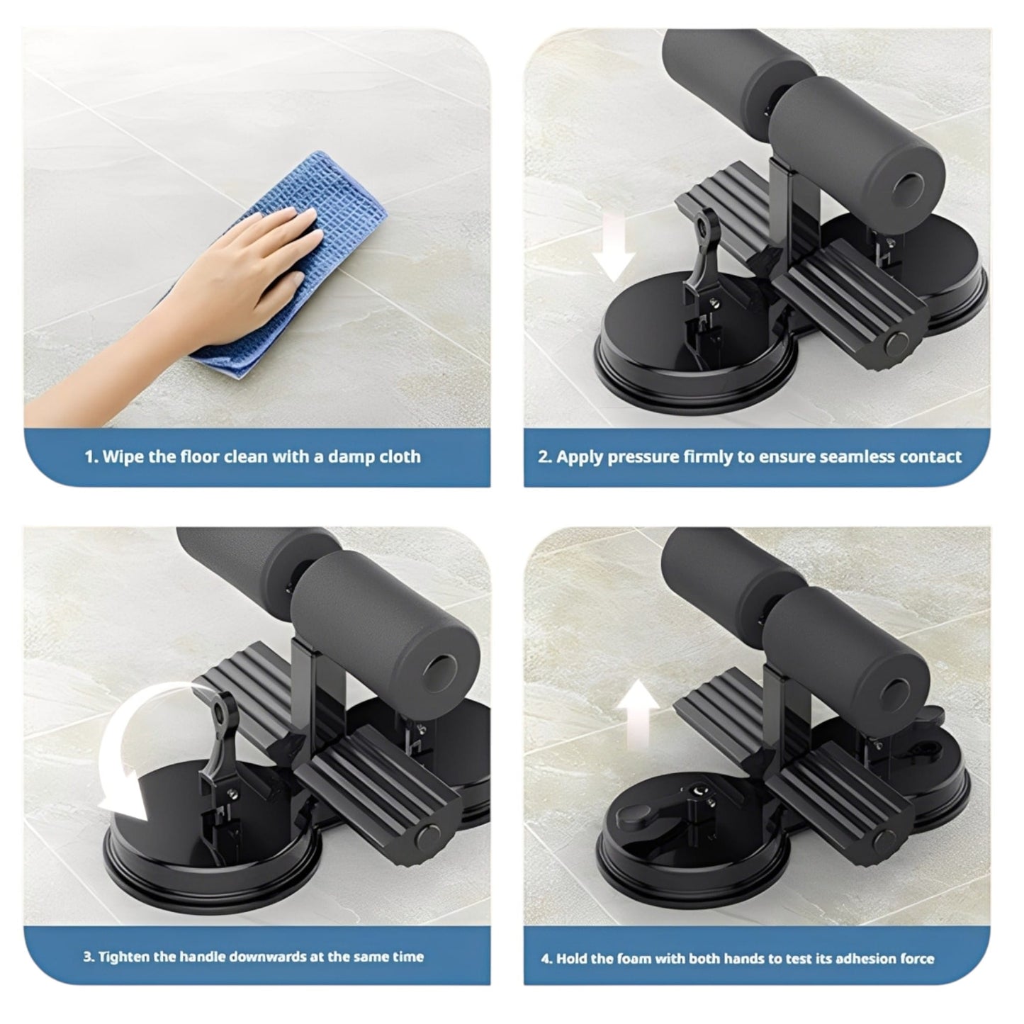 Soporte Para Ejercicio Abdominal Con Banda Elastica Dl1245