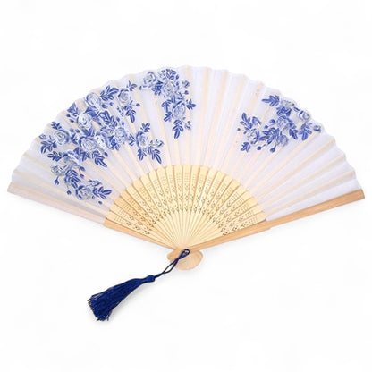 Abanico Madera Largo 21Cm Verano