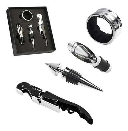 Set Acccesorios Vino X4  643-7