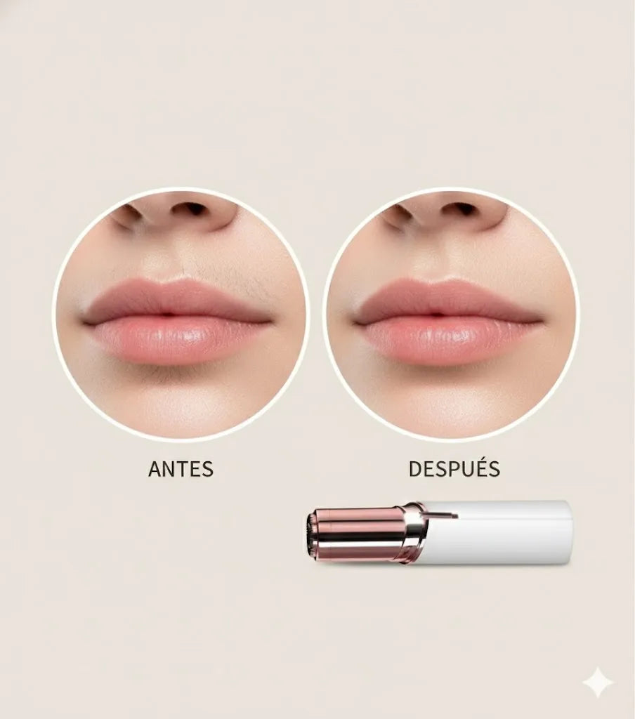 Depilador Facial Femenina Indolora 2 En 1 Recargable Usb - Cejas Y Bozo