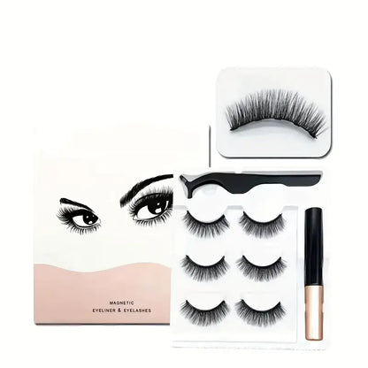 Kit Caja Pestanas Magentic Magnetic Eyeliner