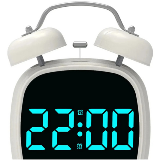 Reloj LED Decorativo Tipo Campana Grande – Luz Nocturna para Hogar
