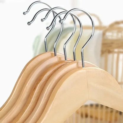Percha De Mader Natural Ropa Adulto 45CM