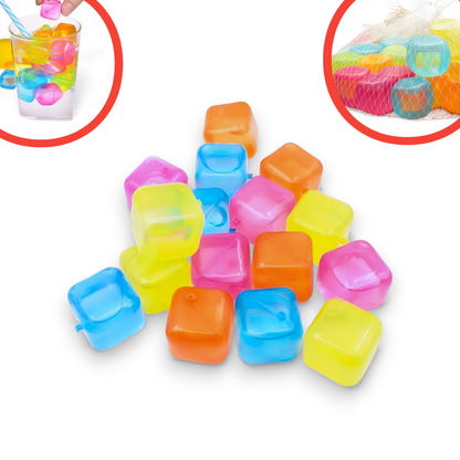Pack 10 Cubos Hielo Plastico