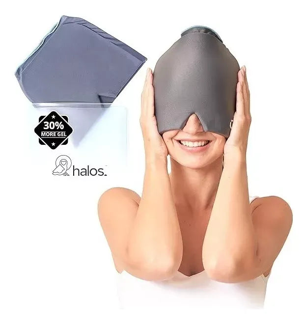 Gorro de gel terapéutico - vista lateral