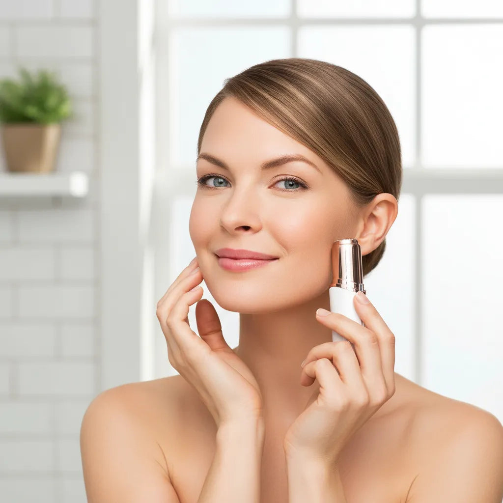 Depilador Facial Femenina Indolora 2 En 1 Recargable Usb - Cejas Y Bozo