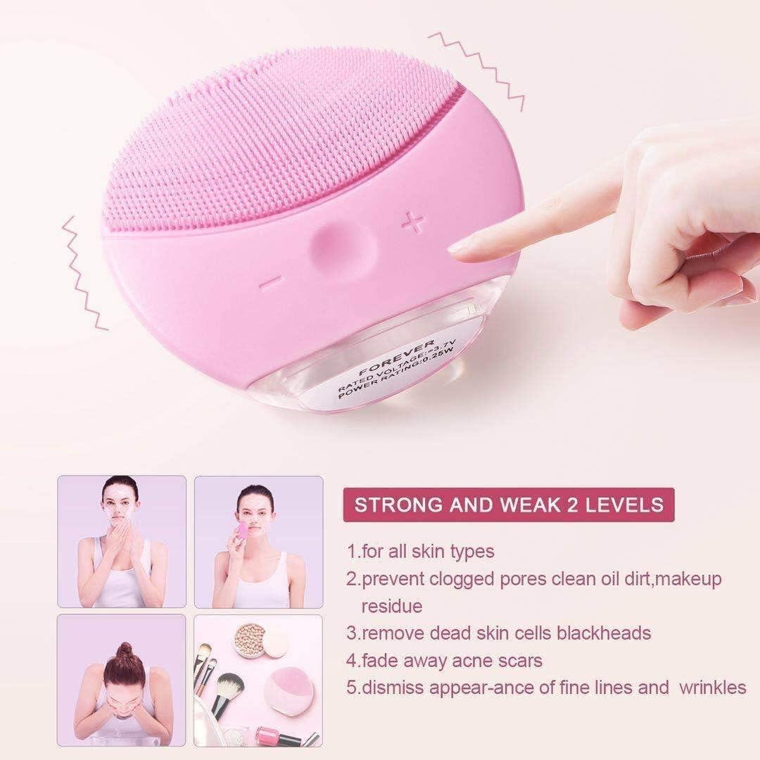 Limpiador Forever Recargable Masajeador Facial