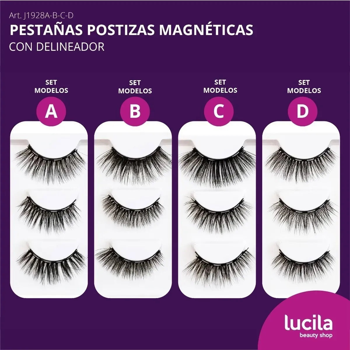 Kit Caja Pestanas Magentic Magnetic Eyeliner