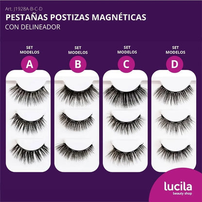 Kit Caja Pestanas Magentic Magnetic Eyeliner