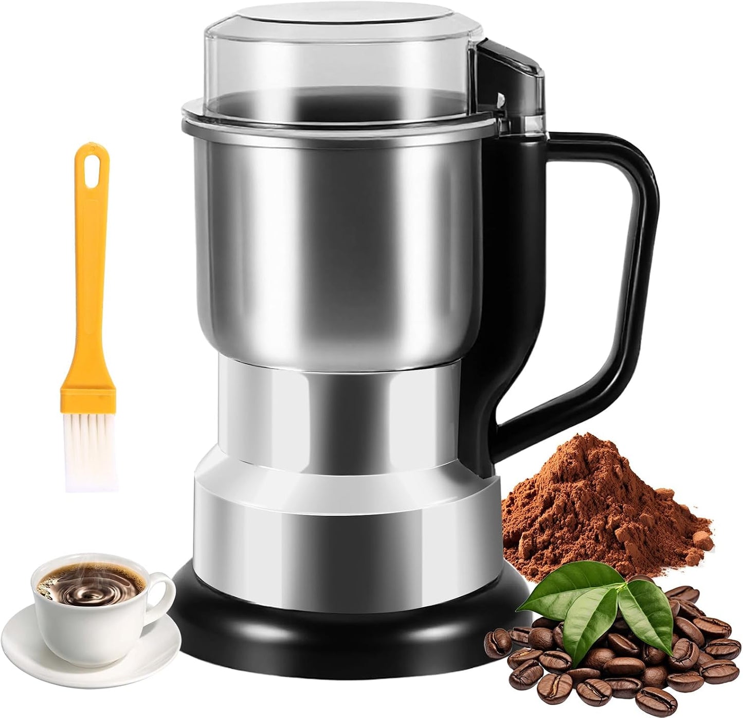 Máquina Trituradora Eléctrica de Cereales, Café y Frutos Secos 500 ml – 300 W