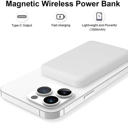 Cargador Portátil Magnético para iPhone 5000 mAh
