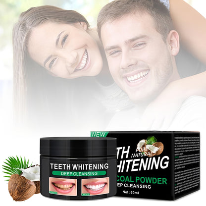 Blanqueador Dental Carbón Activado 60ml | Polvo Blanqueador Teeth Whitening Deep Cleansing