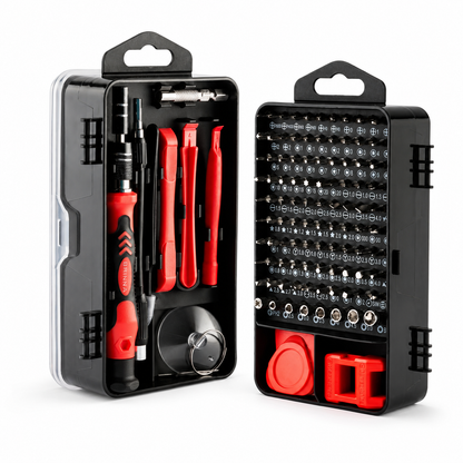 Set de Destornilladores de Precisión 117 en 1 con Estuche