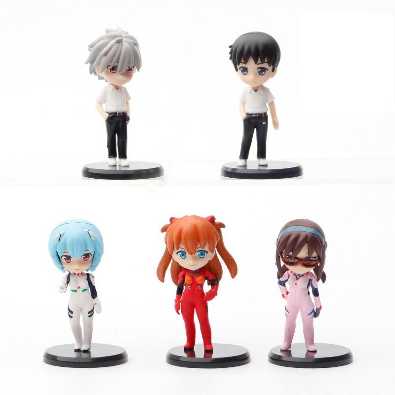 5 Figuras Asuka Langley Neon Genesis Evangelion