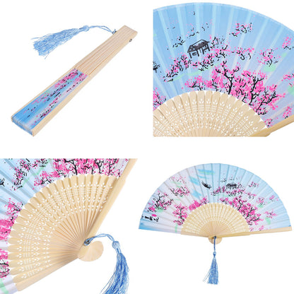 Abanico Madera Largo 21Cm Verano