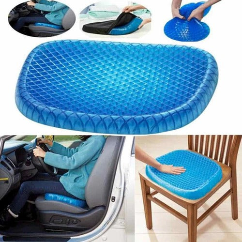 ALMOHADA ASIENTO SILICONA GEL CON FUNDA ANTIESCARA MB-DL1258 - Image 2