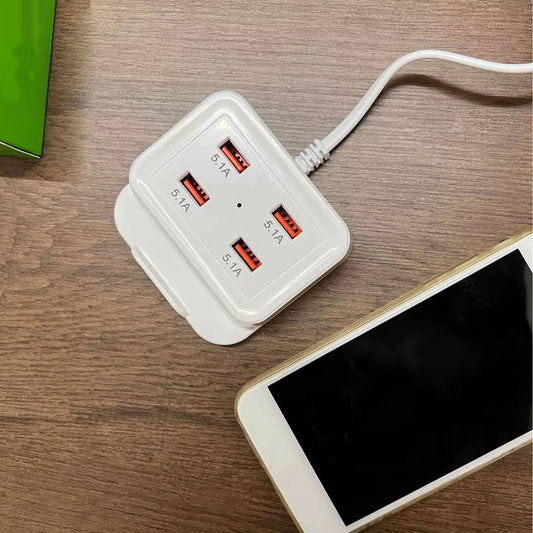 Adaptador De Cargador Carga Rápida Con Soporte Tipo-C