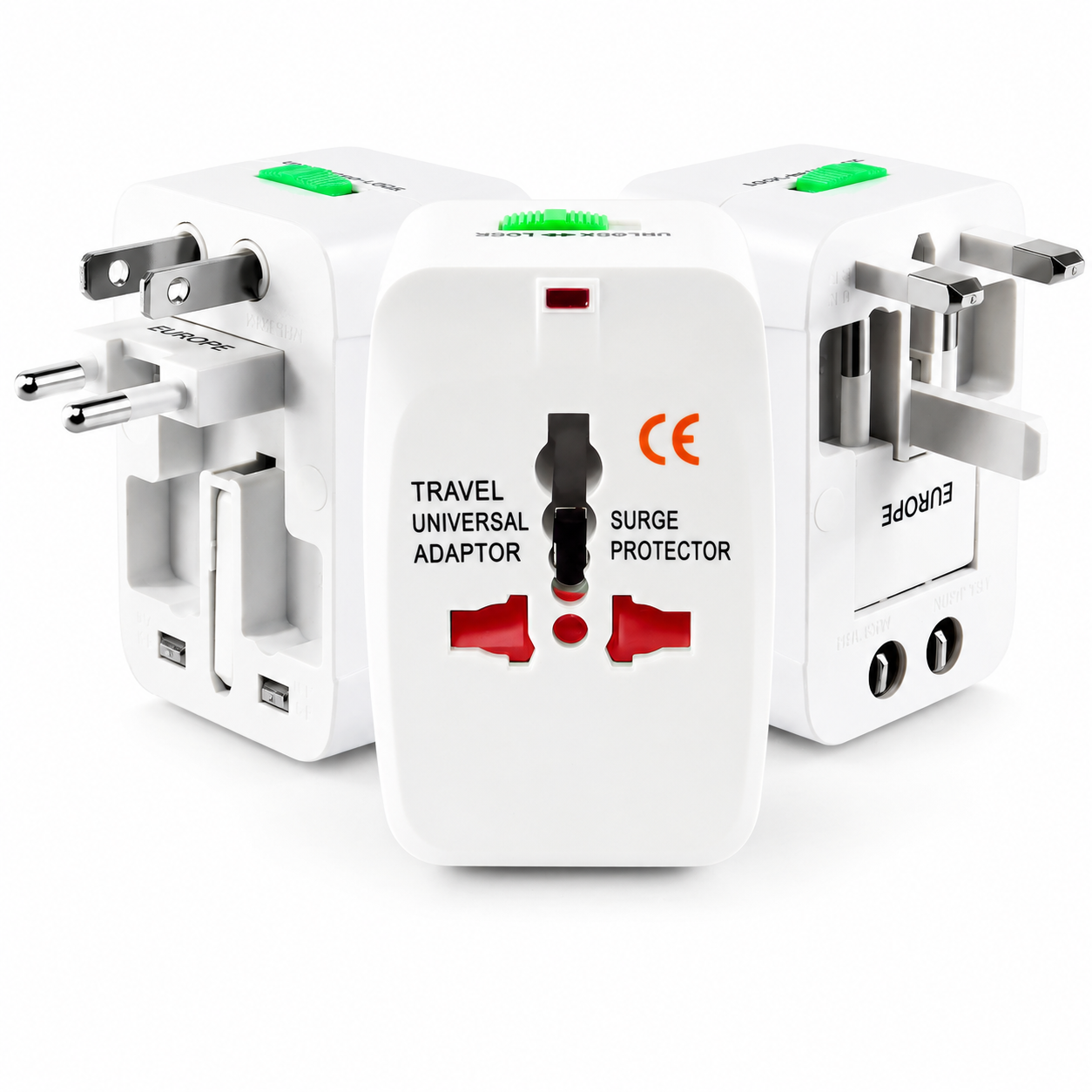 Adaptador Universal Viajero Viaje Enchufe Mundial Reforzado