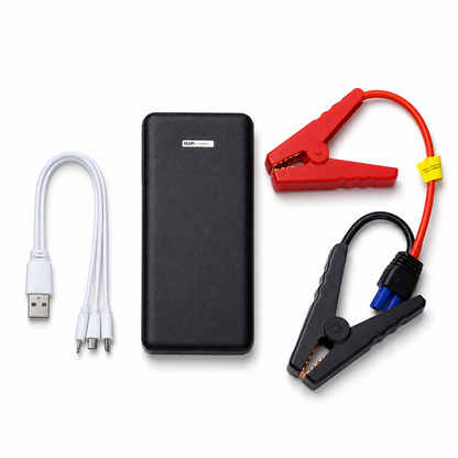 Arrancador de Auto Portátil con Power Bank de Emergencia