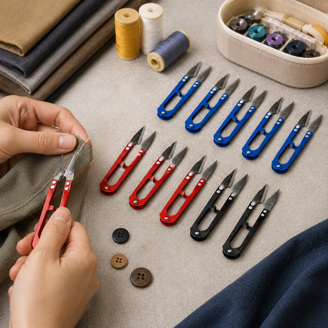 Mini Tijera Multiuso Coser y Pescar – Pack x12