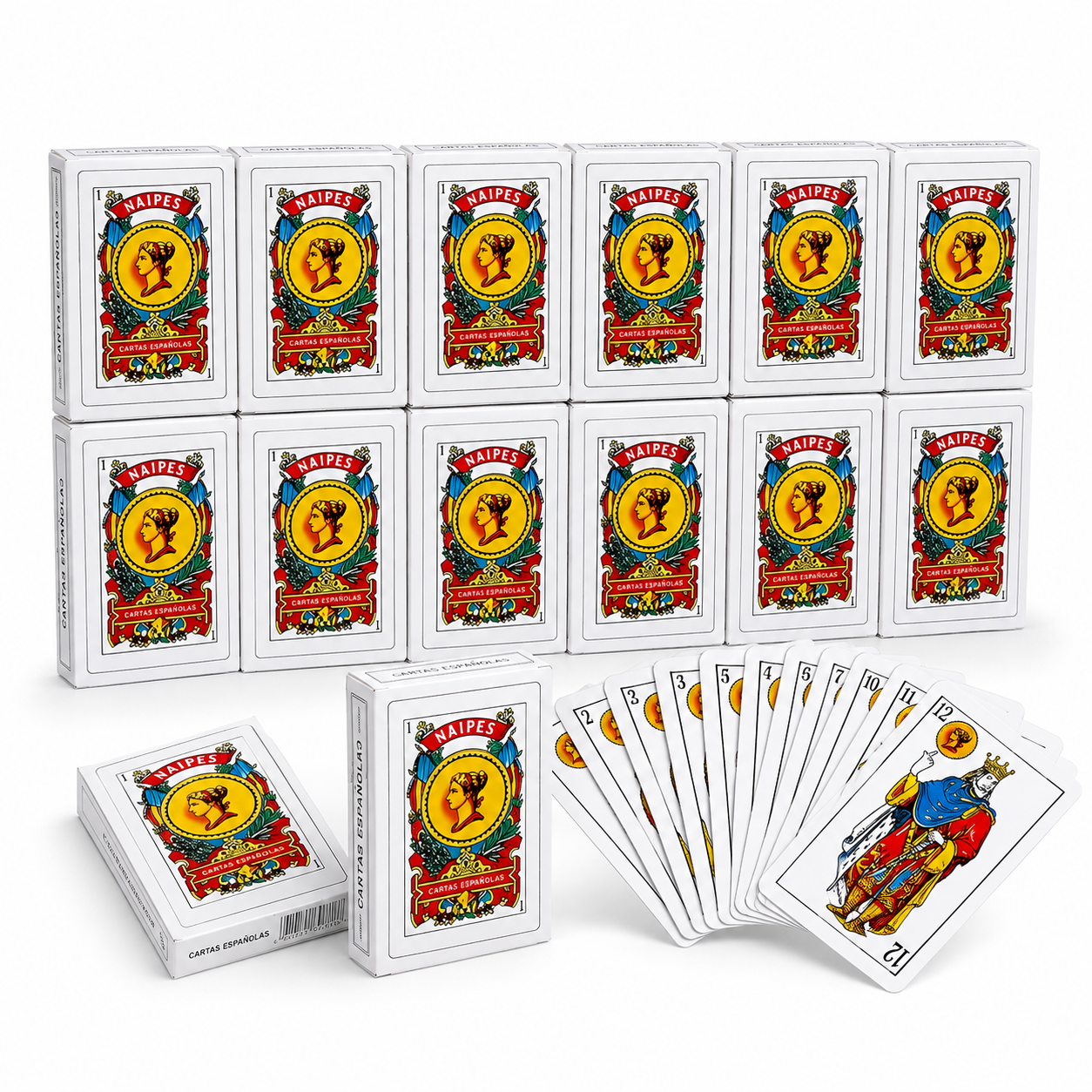 Naipes Carta Española – Pack x12 Mazos