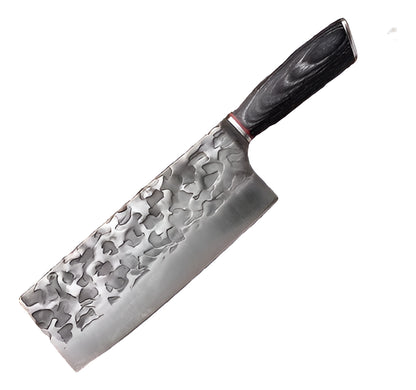 Hacha Cocina Acero Inox Carnes Mango Cuchillo Profesional Madera