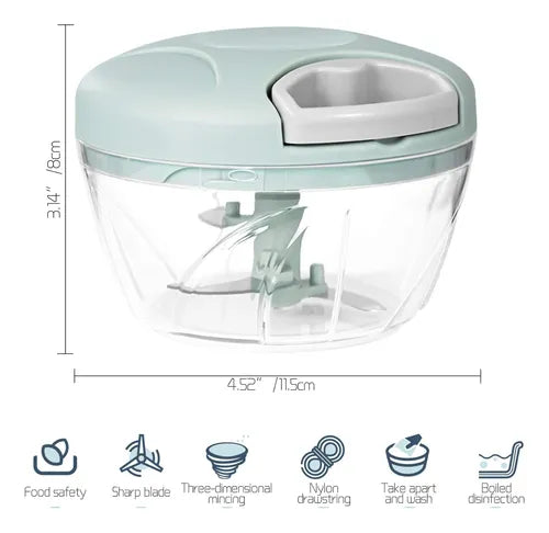 Ajo manual picadora alimentos herramienta  - Image 1