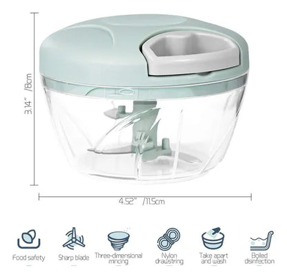 Ajo manual picadora alimentos herramienta  - Image 1