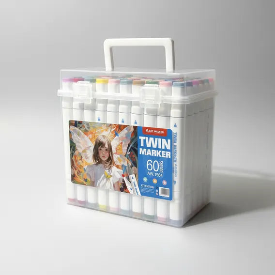 MARCADOR DOBLE PUNTA CON CAJA X60 TWIN  LIB9499