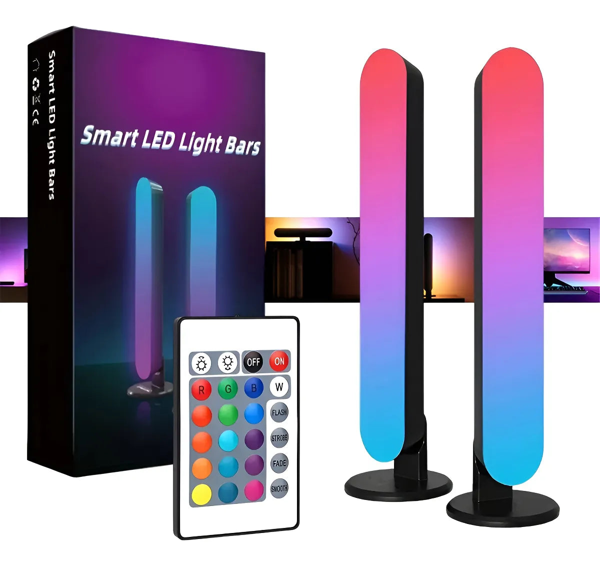 Led Light Bar Multicolor Con Control Remoto – Ideal Para Ambientar Cualquier Espacio