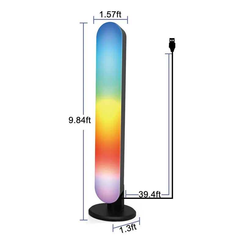 Led Light Bar Multicolor Con Control Remoto – Ideal Para Ambientar Cualquier Espacio