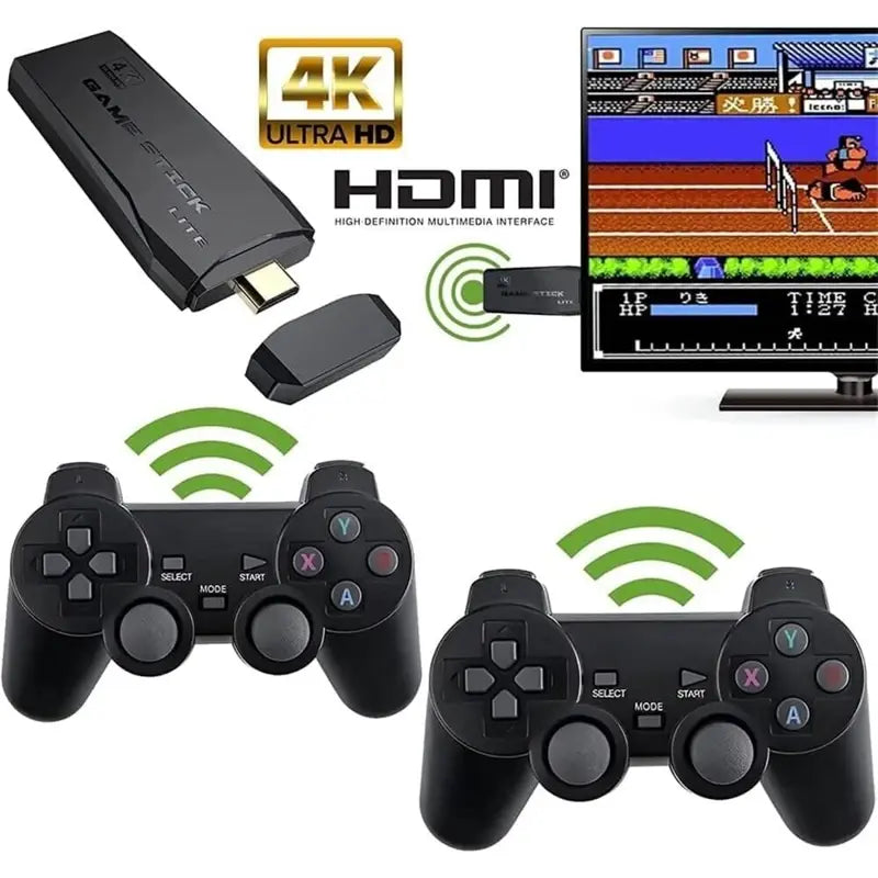 Game Stick Lite 2026 – Consola Portátil Inalámbrica 2.4G | +40.000 Juegos