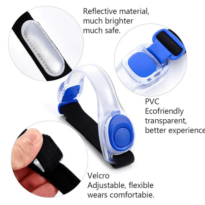 Brazalete Led Para Correr Y Ciclismo - Luz Multicolor | Banda Luminosa De Seguridad