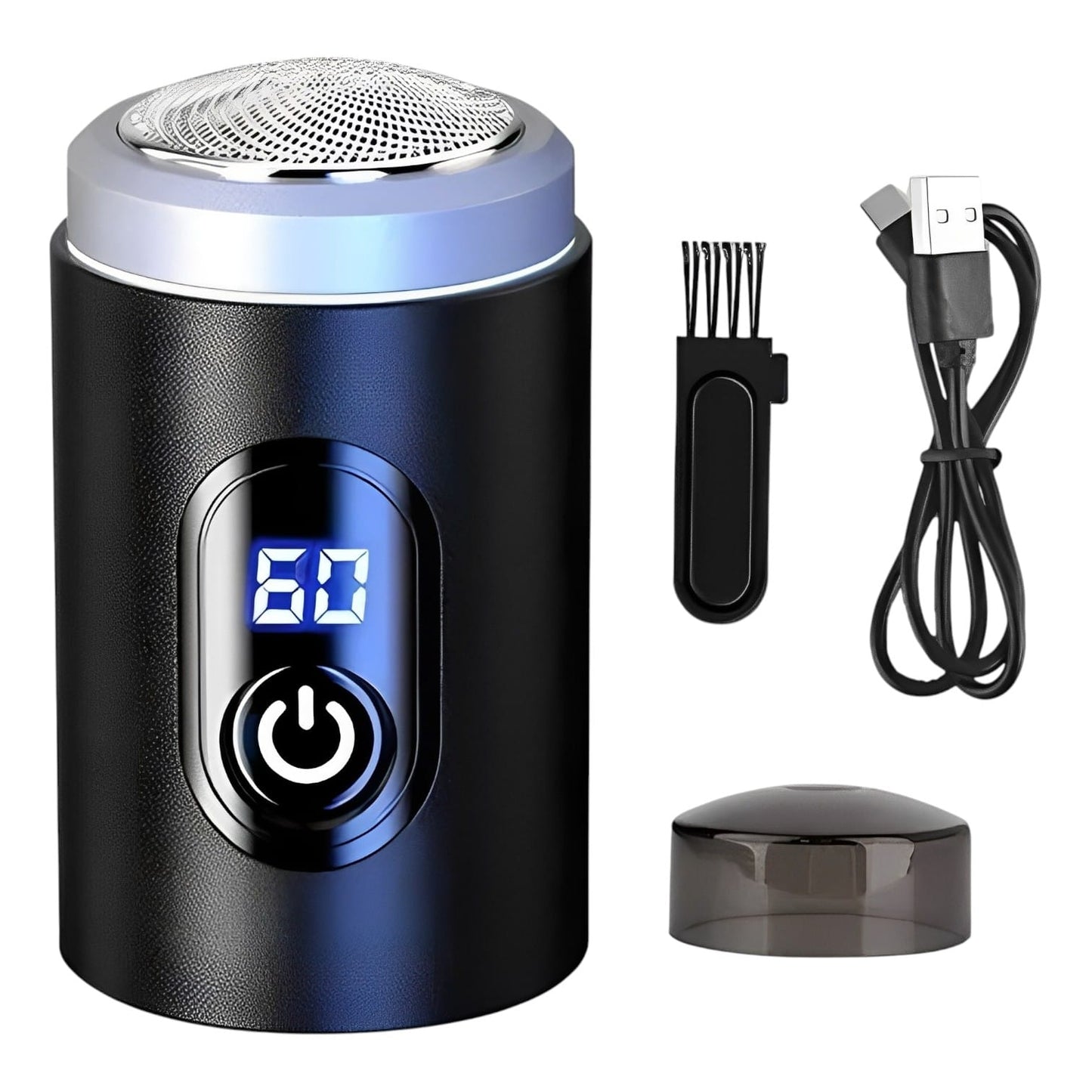 Afeitadora Eléctrica Portátil Recargable para Hombre