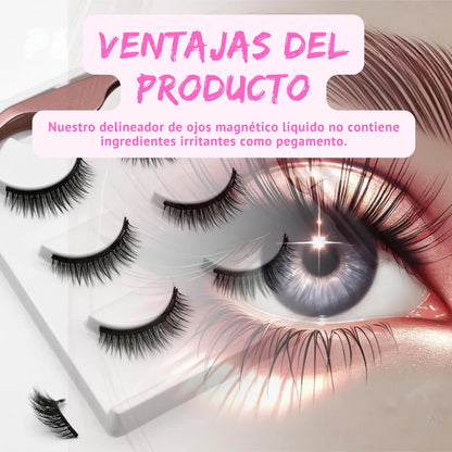 Kit Caja Pestanas Magentic Magnetic Eyeliner
