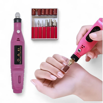 Torno Manicuria Torno Uñas Vel Ajustable 6 Puntas Longchamps