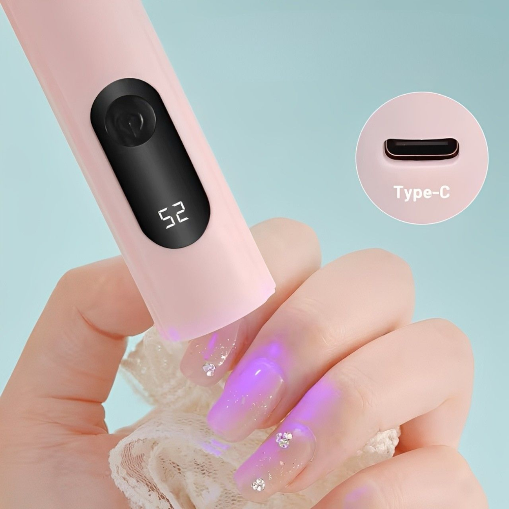 Lampara Uv Secado Unas Manicura C/Visor Recargable