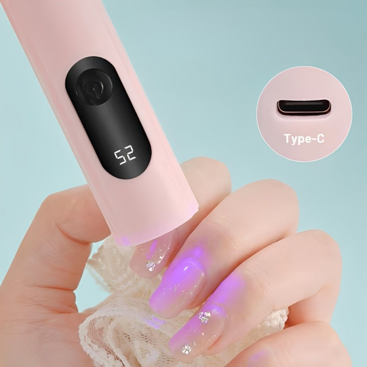 Lampara Uv Secado Unas Manicura C/Visor Recargable